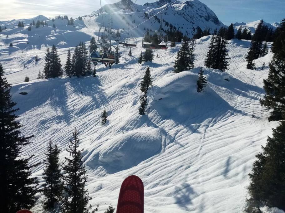 L'Appartement Les Bossons En Lisiere De Foret Dans Le Chalet Genepi 아레체스 외부 사진